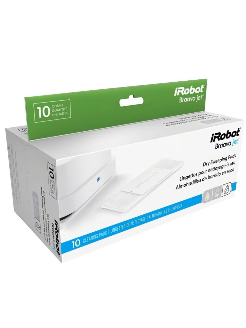 iRobot Braava Jet 10 Dry Sweeping Pads in White